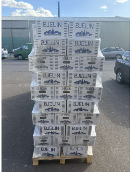 Henger alakú keményfa brikett (990 kg/raklap) - dobozos kivitelben